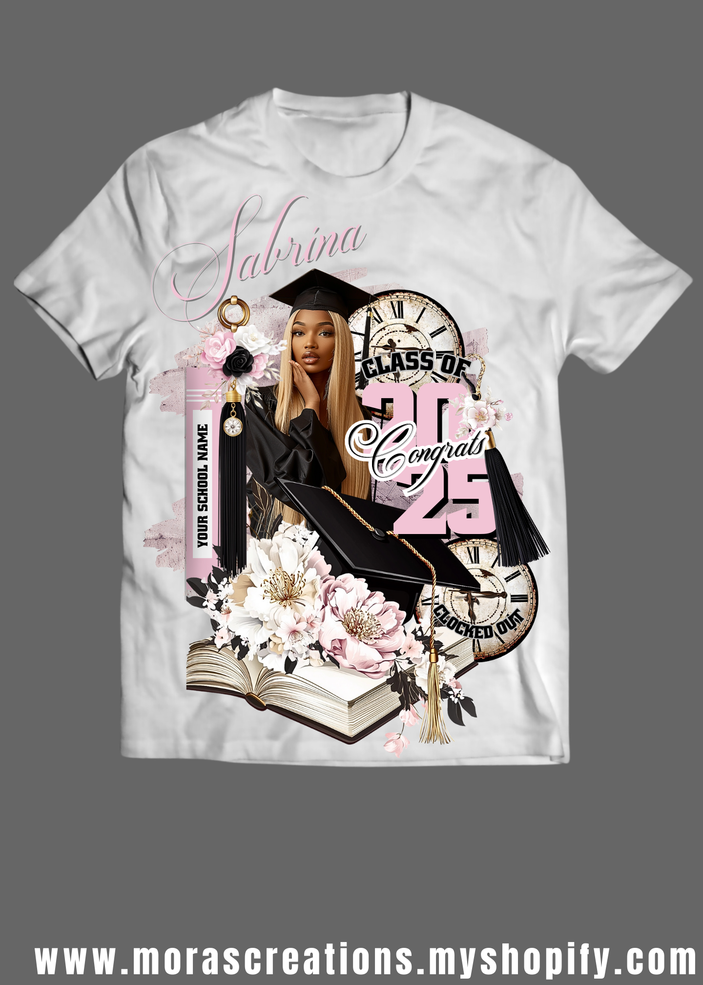 Clocked Out Grad Shirt