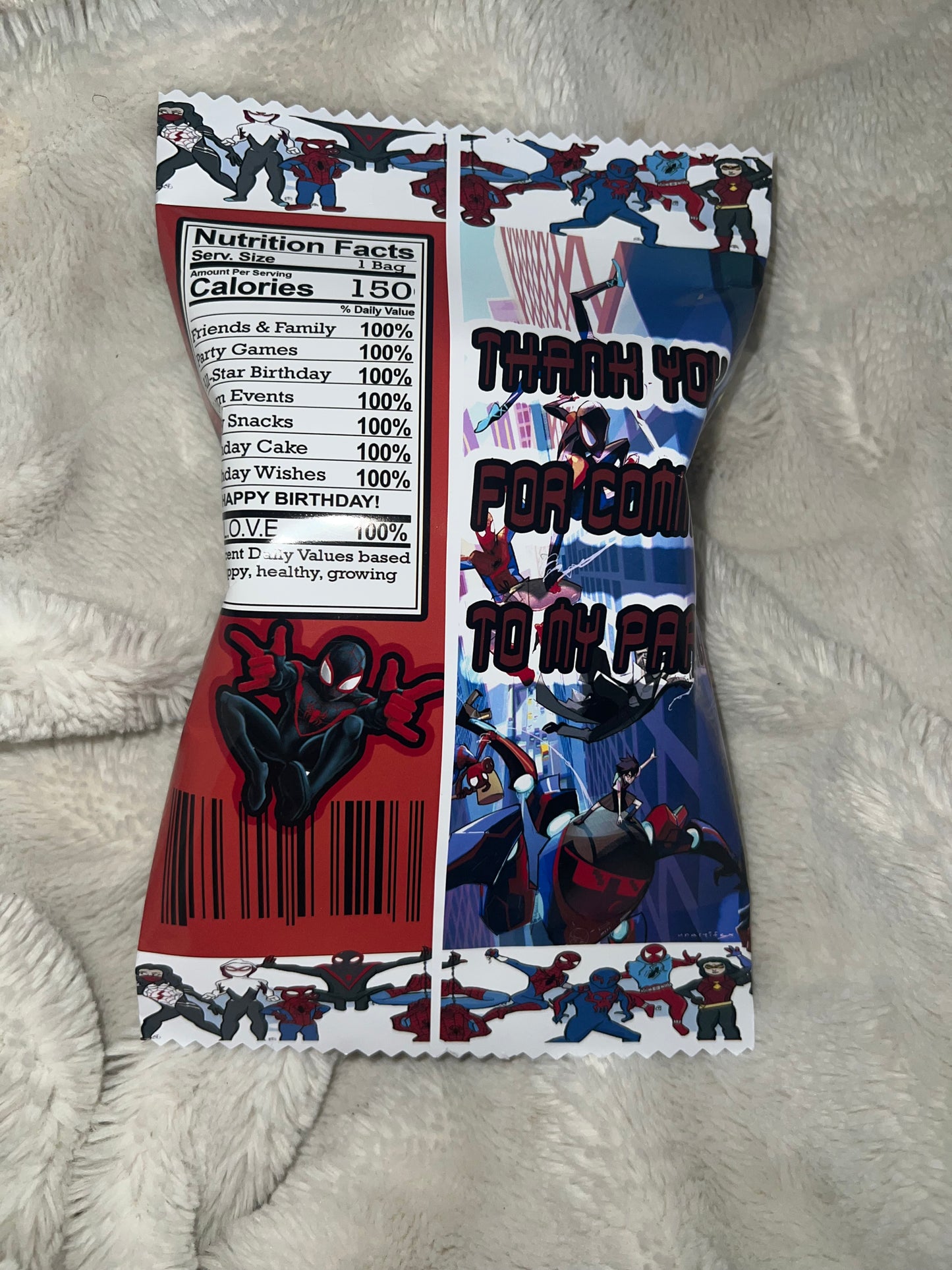 Spider-Man: Across the Spider Verse Chip bag digital download