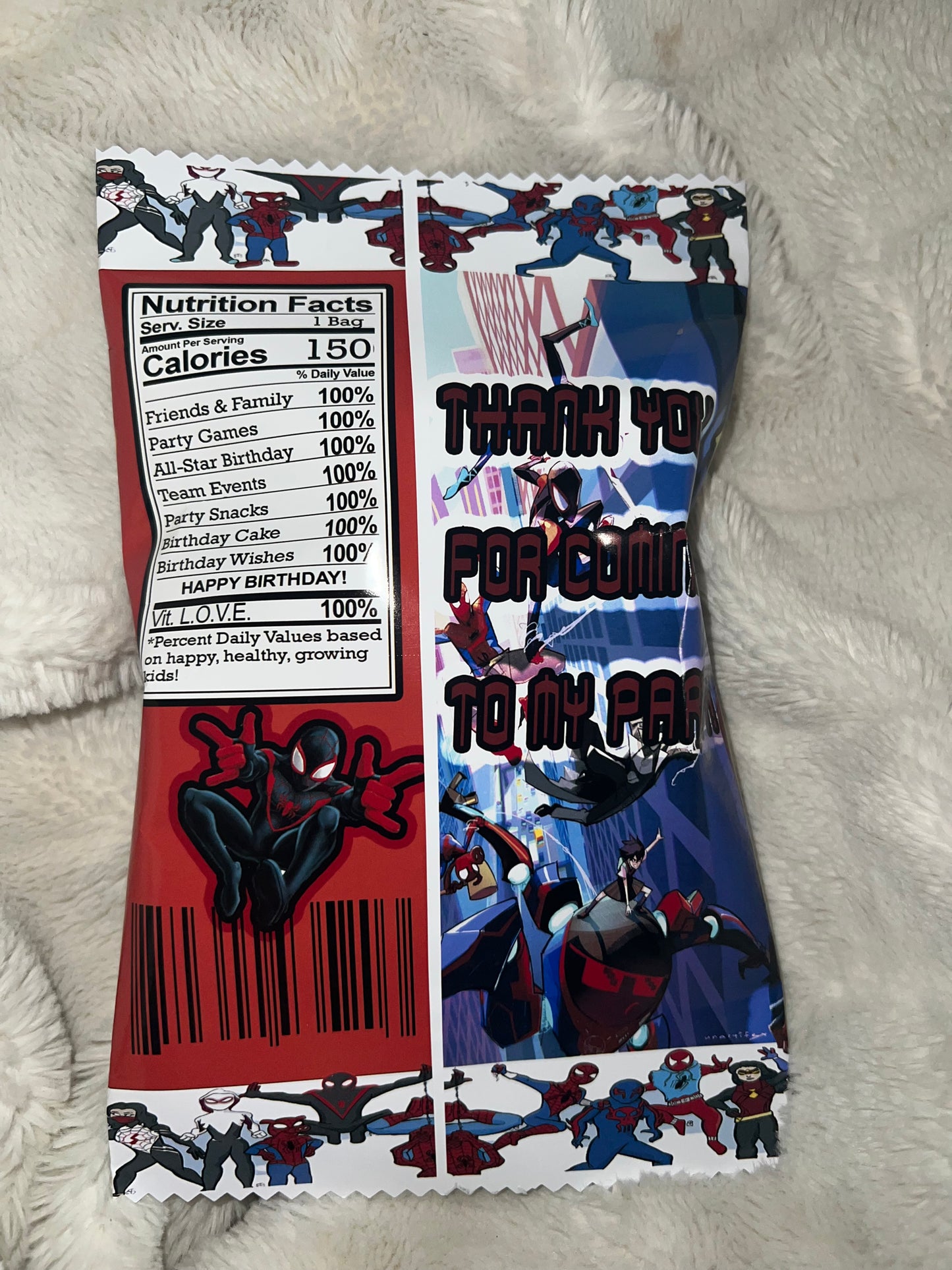 Spider-Man: Across the Spider Verse Chip bag digital download