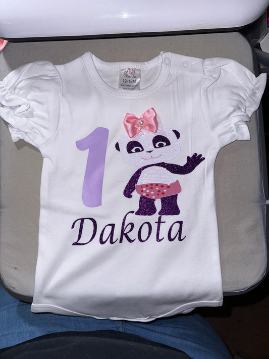 Glitter vinyl character Shirt