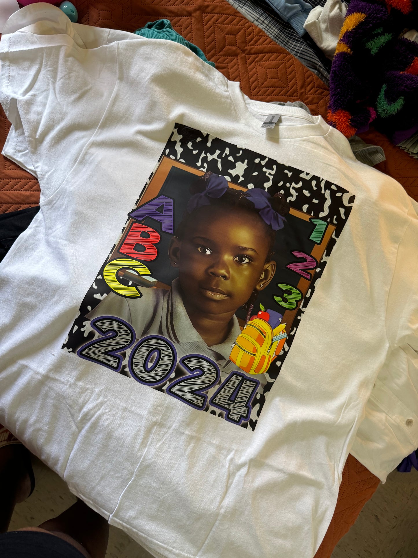 Custom Sketch-Style Graduation Shirt – Personalized Grad Tee with Photo