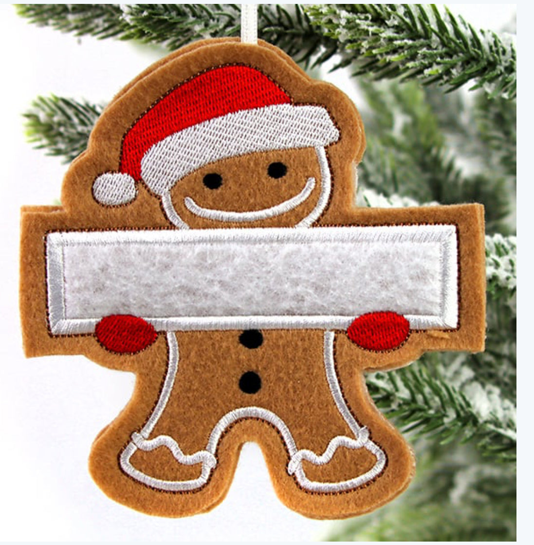 Personalized Gingerbread Family Ornaments | Custom Christmas Tree Decor | Holiday Keepsake Gift | Family Name Ornament