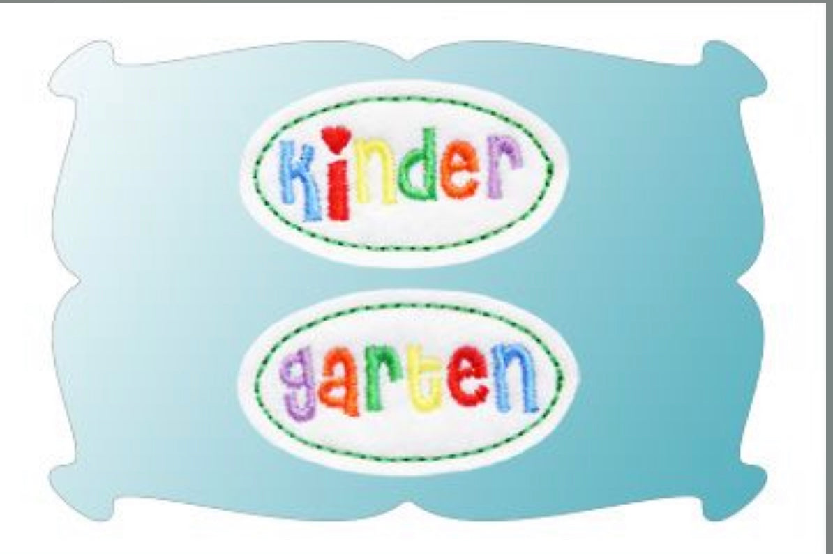 Embroidered Hair clips