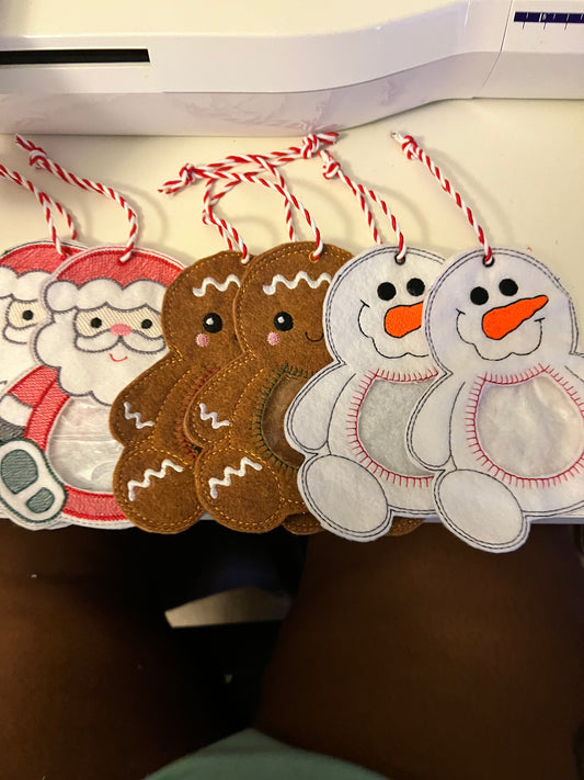 Embroidered treat bags