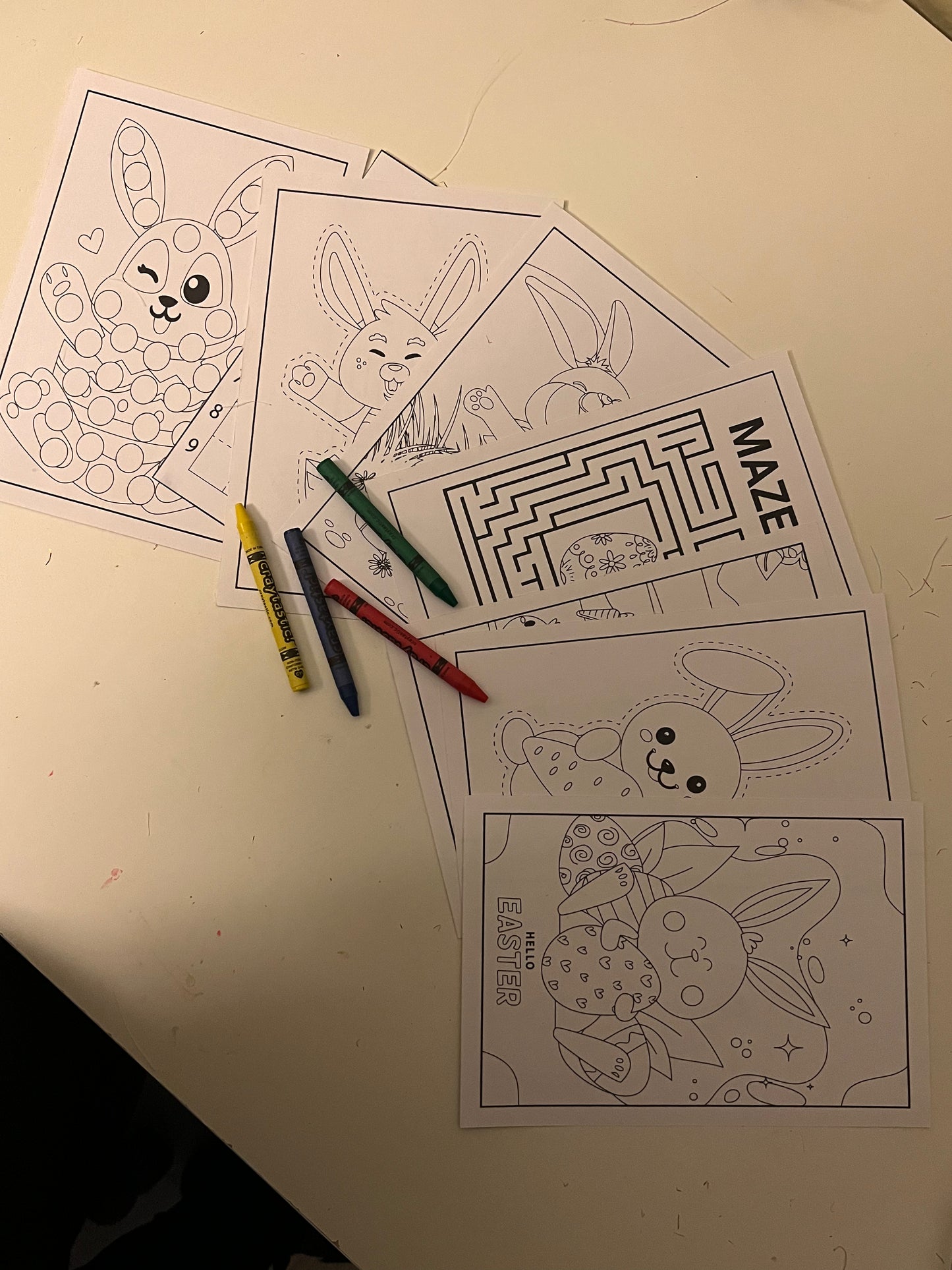 Custom coloring book or Activity Sheet